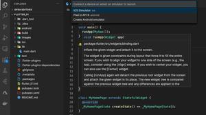 Open Android emulator/ iOS simulator using VS Code