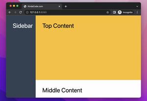 How to Create a Fixed Sidebar with Tailwind CSS