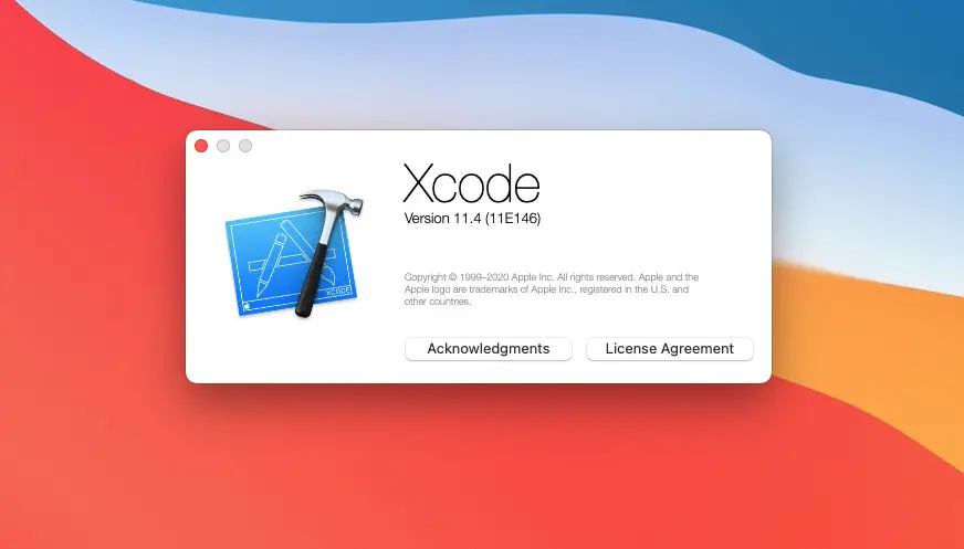 how to check xcode version
