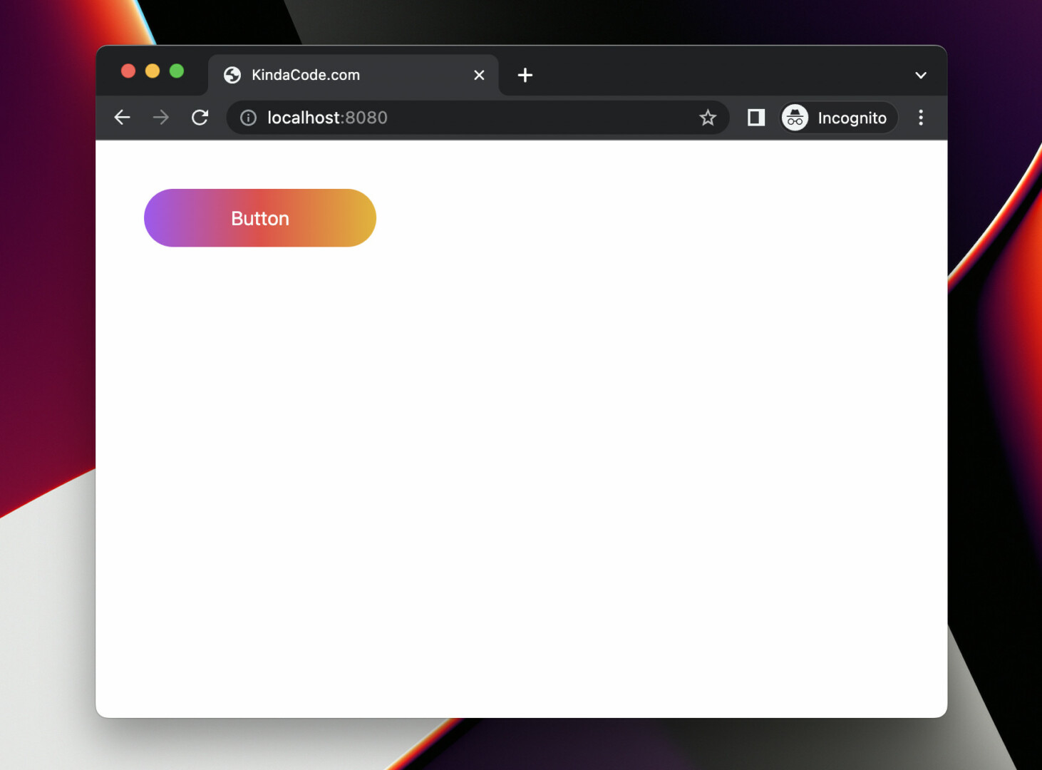 Tailwind CSS: Create a Button with Gradient Background - Kindacode
